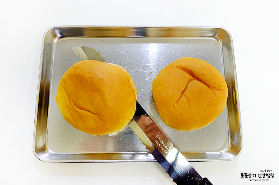 고구마 샐러드 샌드위치 만들기 모닝빵 샌드위치 찐 고구마요리