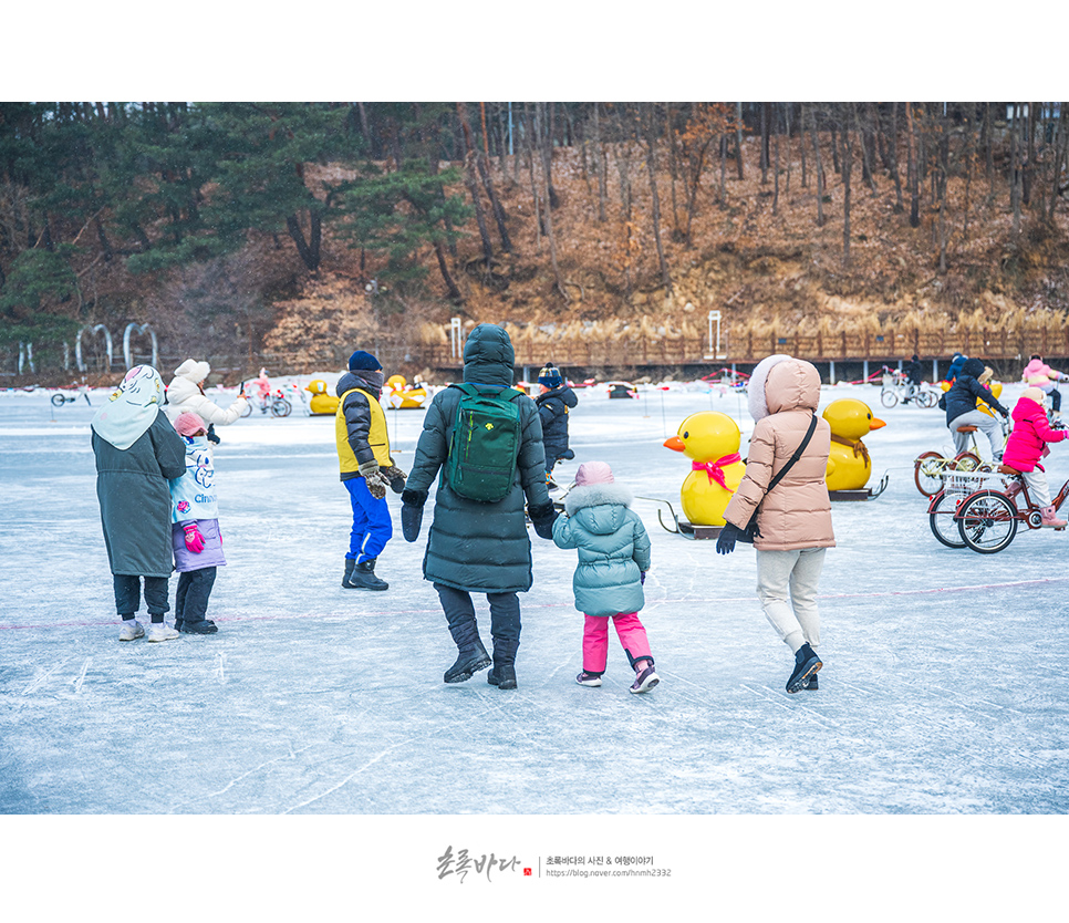 경기도 포천 가볼만한곳 포천 여행 산정호수 썰매축제
