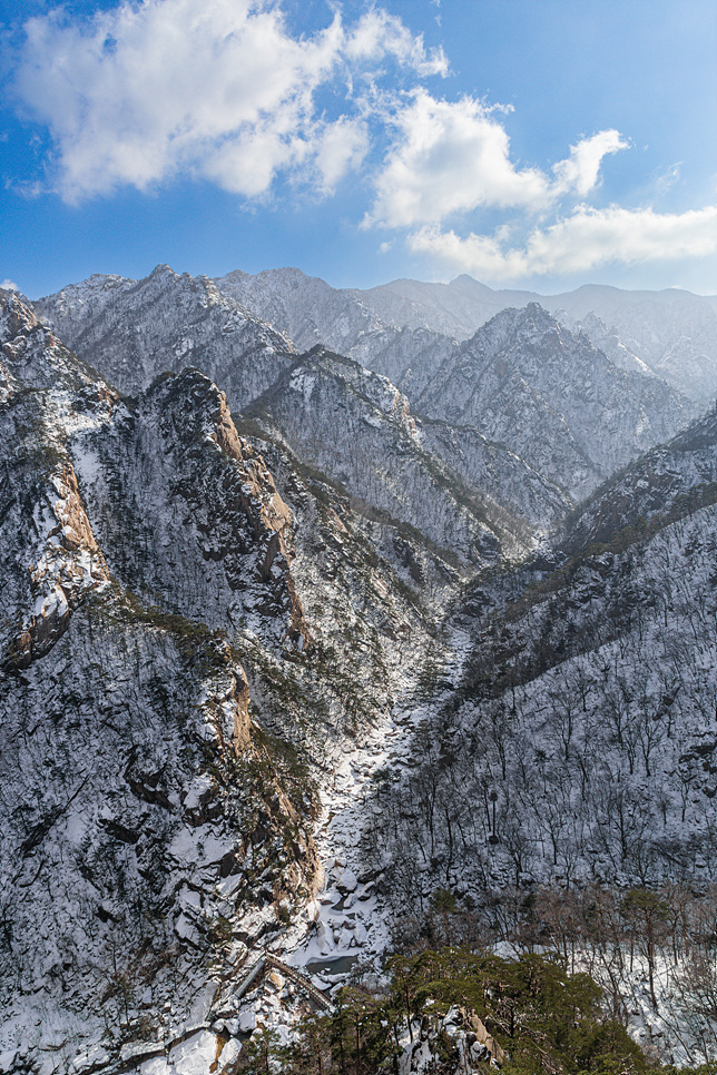 설악산 국립공원 겨울 산행 추천 신흥사 비선대 금강굴