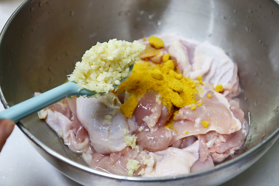 닭갈비 레시피 닭다리 정육 닭갈비 양념장 만들기 재료 야식 메뉴 추천