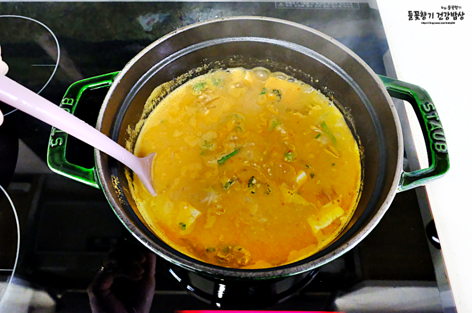 김치 청국장 맛있게 끓이는법 두부 청국장찌개 만드는 법 레시피