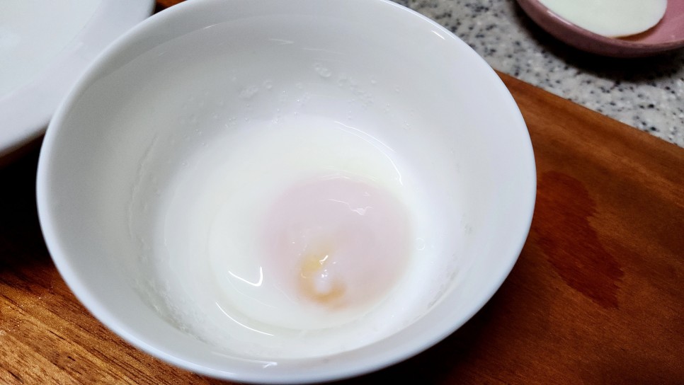 수란 만드는법 다이어트 계란후라이 만드는방법 사과샐러드 가벼운 아침샐러드