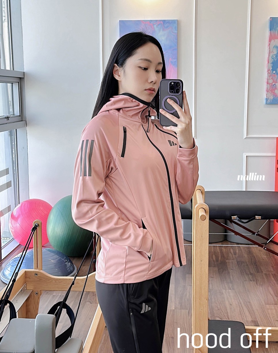 아디다스운동복 땀복추천 하이드로트랙수트 pink 착용후기