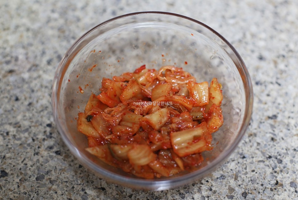 김치 도토리묵사발 만들기 따뜻한 도토리묵사발 도토리묵밥 만들기