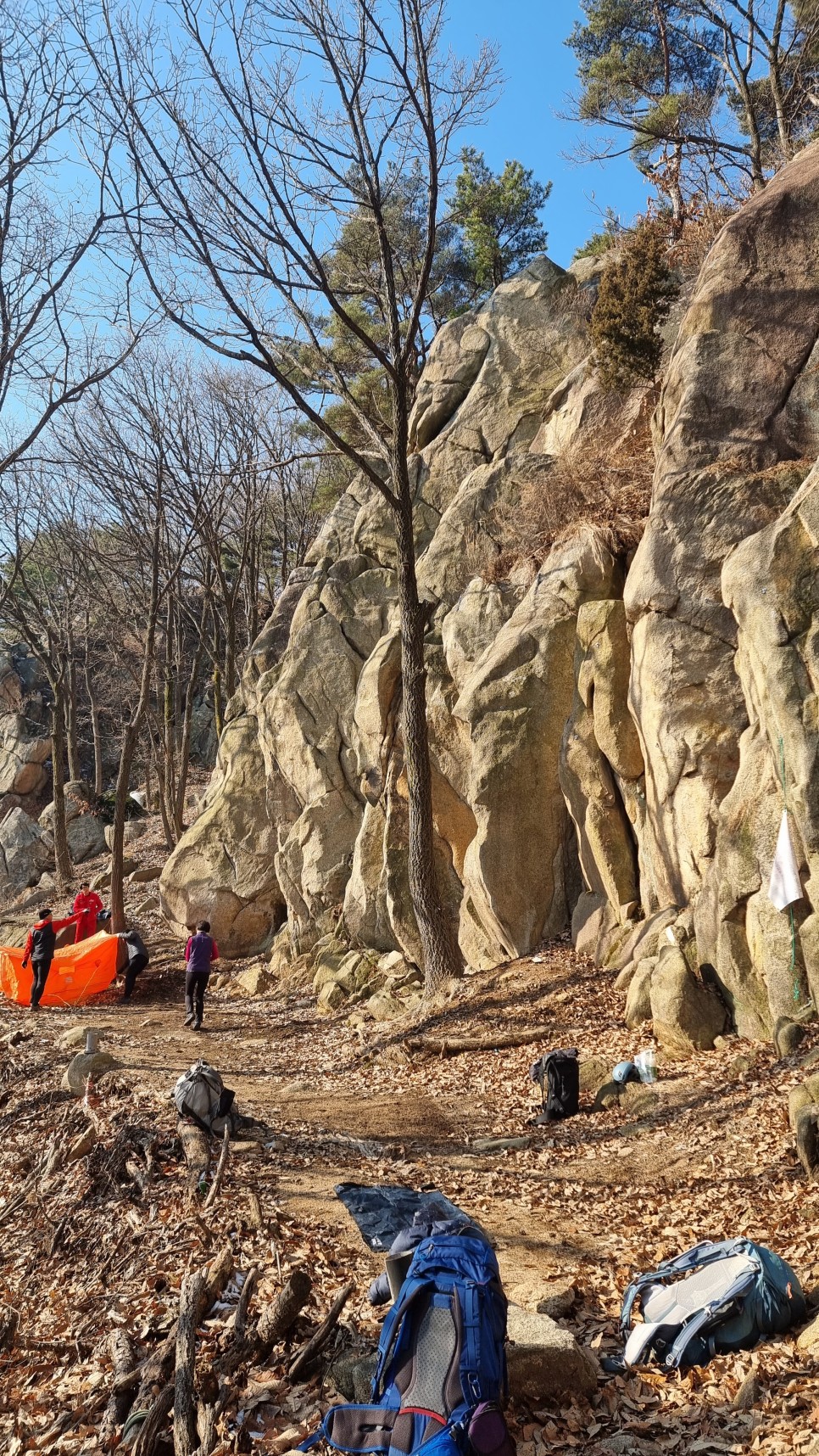 삼성산 등산, 한우물암장 산행