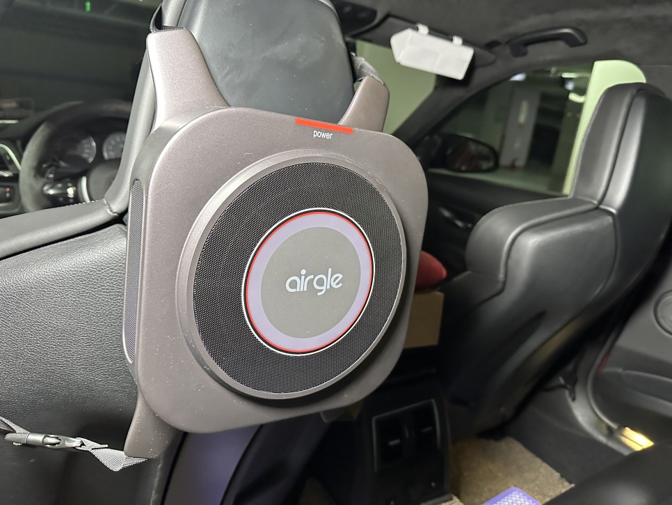 자동차 냄새제거에는 차량용 공기청정기 에어글 AG35 추천합니다. (새차 / 에어컨 & 히터와 미세먼지 잡는 헤파필터)
