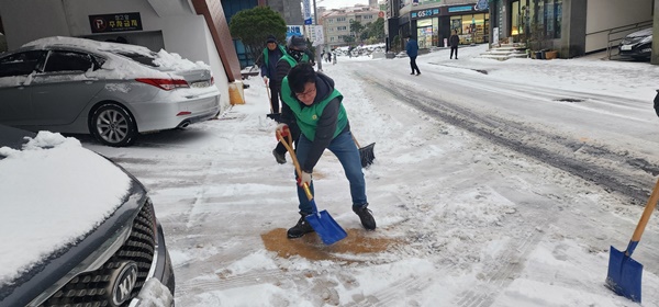 양영수 도의원 후보, "아라동에 맞는 제설종합대책 마련할 것"