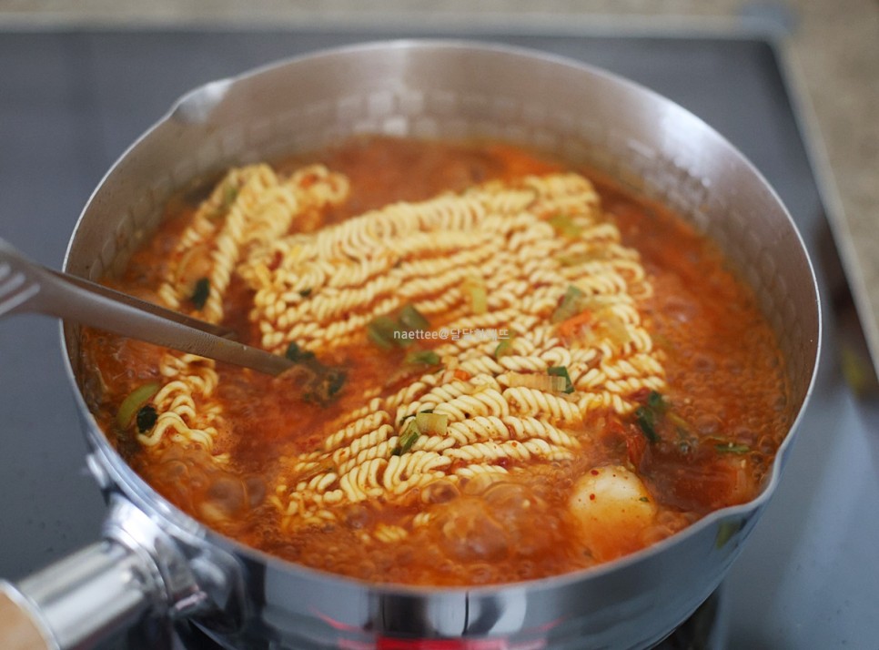 순두부열라면 레시피 2인분 순두부 라면 맛있게 끓이는 법