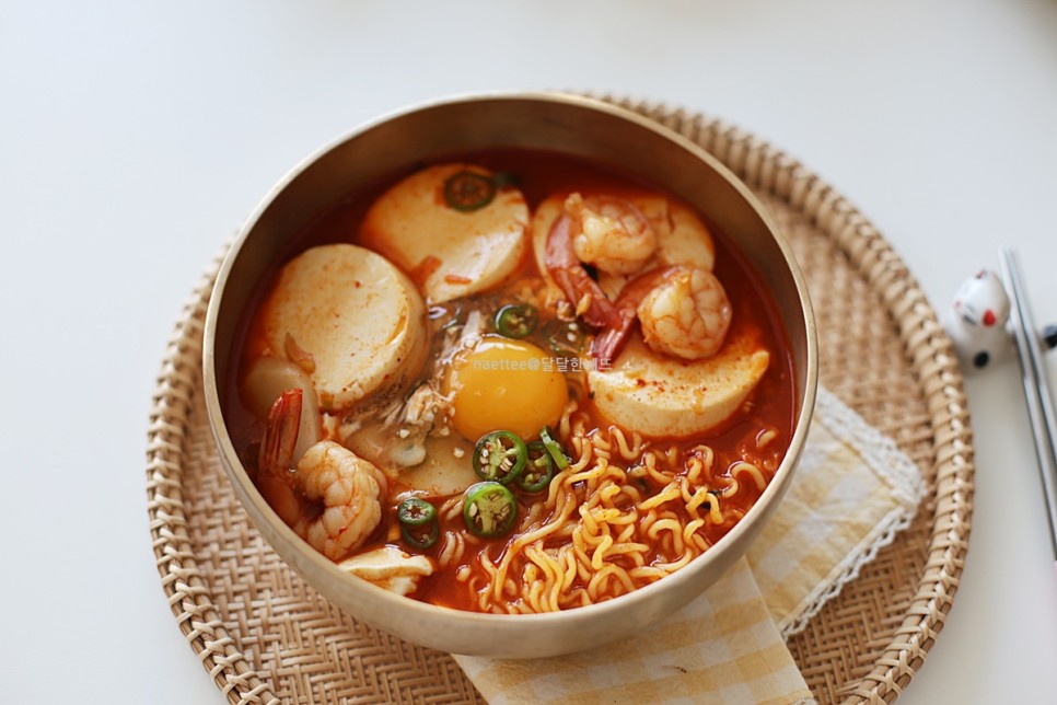 순두부열라면 레시피 2인분 순두부 라면 맛있게 끓이는 법