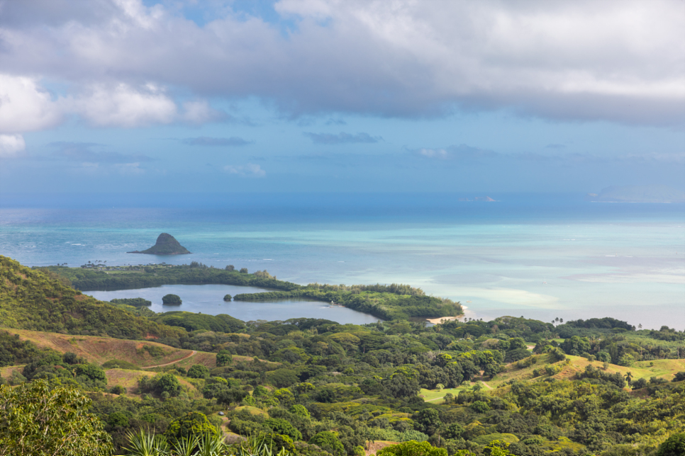 날씨 좋은 여름 해외휴양지 추천 하와이 여행 투어 마노아폭포 탄탈루스 언덕