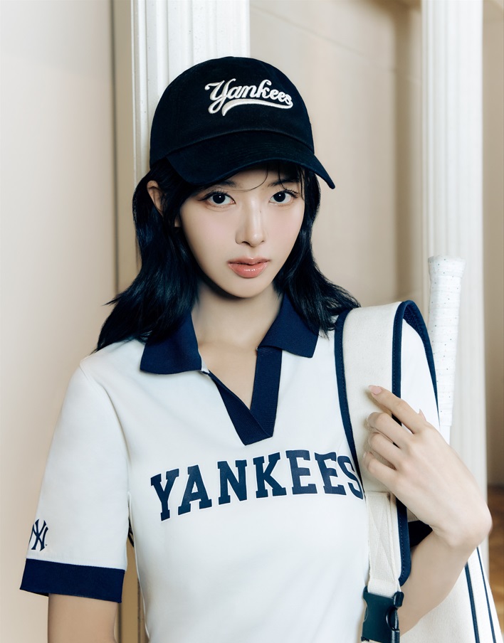 여자모자 브랜드 레터링 MLB볼캡 노정의 착용 캡모자추천 !
