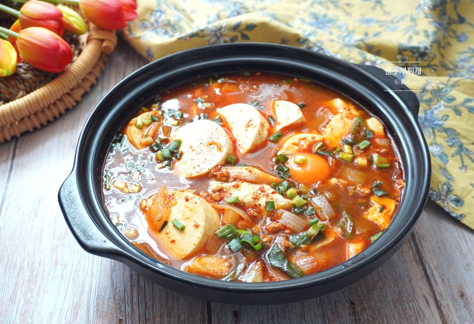 백종원 순두부찌개 끓이는법 돼지고기 순두부찌개 레시피