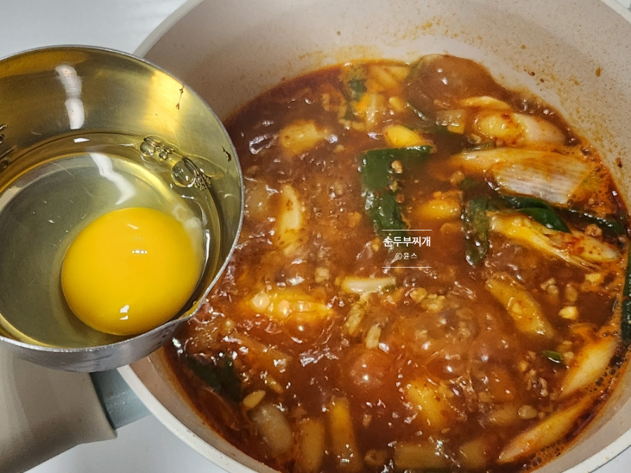 백종원 순두부찌개 끓이는법 돼지고기 순두부찌개 레시피