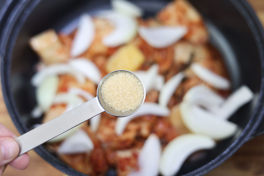 간단 참치김치찌개 끓이기 스팸참치김치찌개 햄 김치찌개 레시피