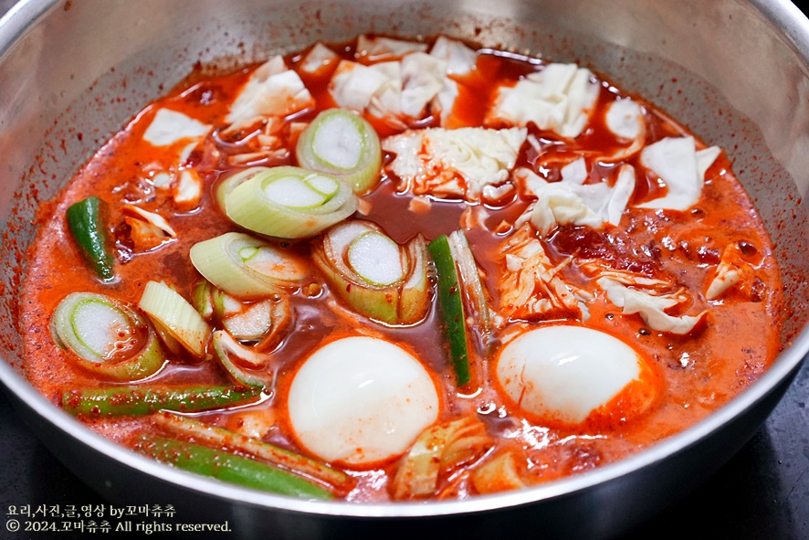 떡볶이 황금레시피 분식집 백종원 떡볶이 레시피 소스 만들기