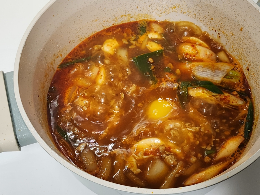 백종원 순두부찌개 끓이는법 돼지고기 순두부찌개 레시피