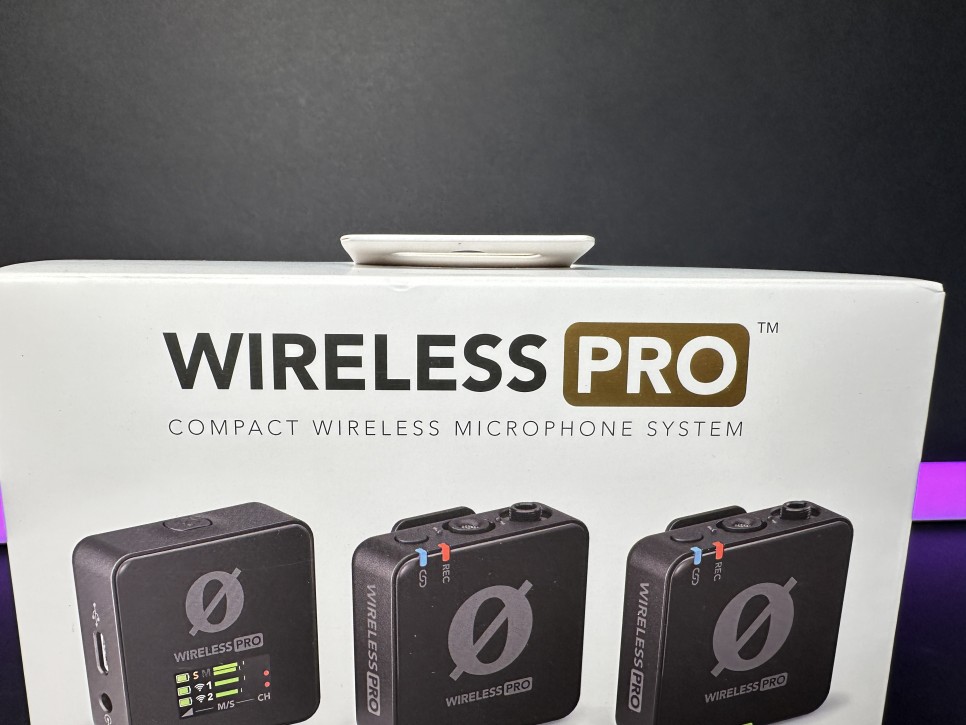 유튜버라면 필수 로데 와이어리스 프로 무선 핀 마이크 유튜브 방송용으로 최고입니다. RODE Wireless Pro