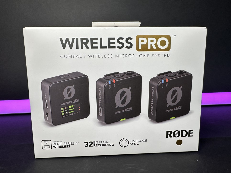 유튜버라면 필수 로데 와이어리스 프로 무선 핀 마이크 유튜브 방송용으로 최고입니다. RODE Wireless Pro