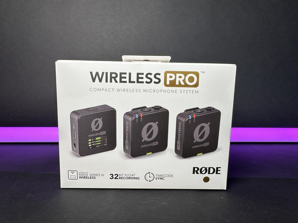 유튜버라면 필수 로데 와이어리스 프로 무선 핀 마이크 유튜브 방송용으로 최고입니다. RODE Wireless Pro