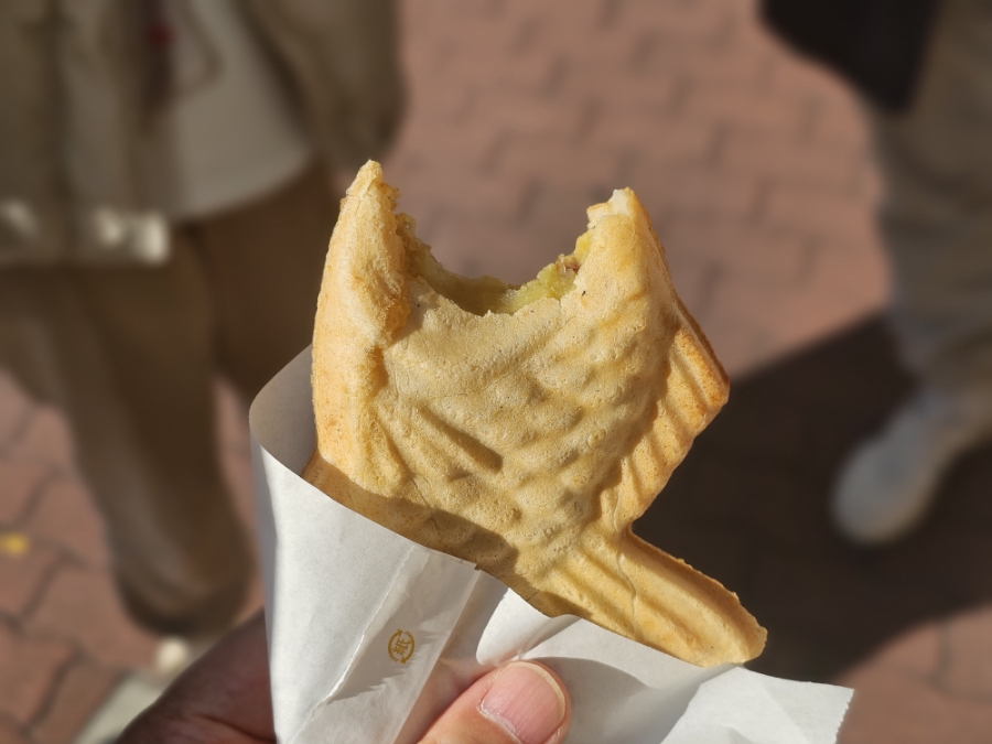 오사카 자유 여행 길거리 음식 붕어빵 맛집