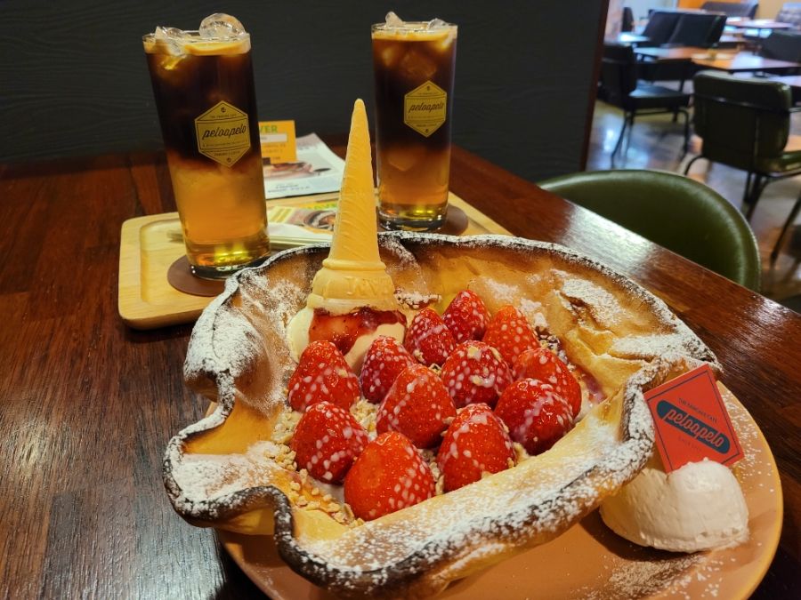 마산 합성동 디저트 카페, 딸기디저트 팬케이크 맛집, 페로어페로 본점