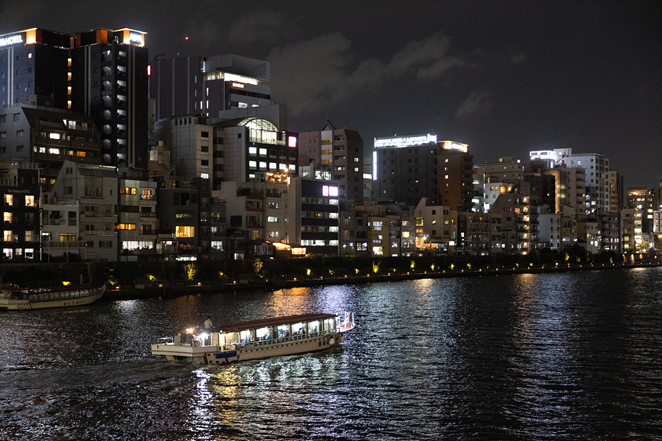 일본 도쿄여행 가볼만한곳 야카타부네 야경 디너크루즈 도쿄 자유여행