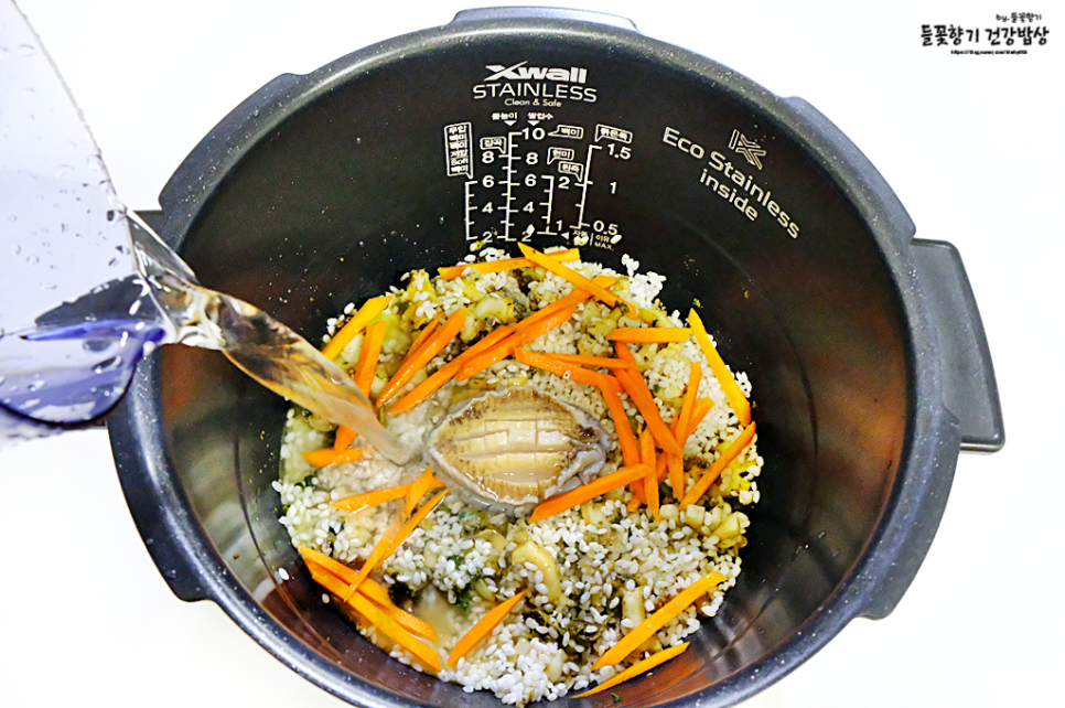 전복밥 만들기 전기밥솥 전복밥 양념장 전복내장밥 전복요리