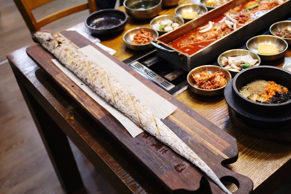 제주도 갈치구이 맛집 통옥돔조림과 제주 통갈치구이 중문 운정이네