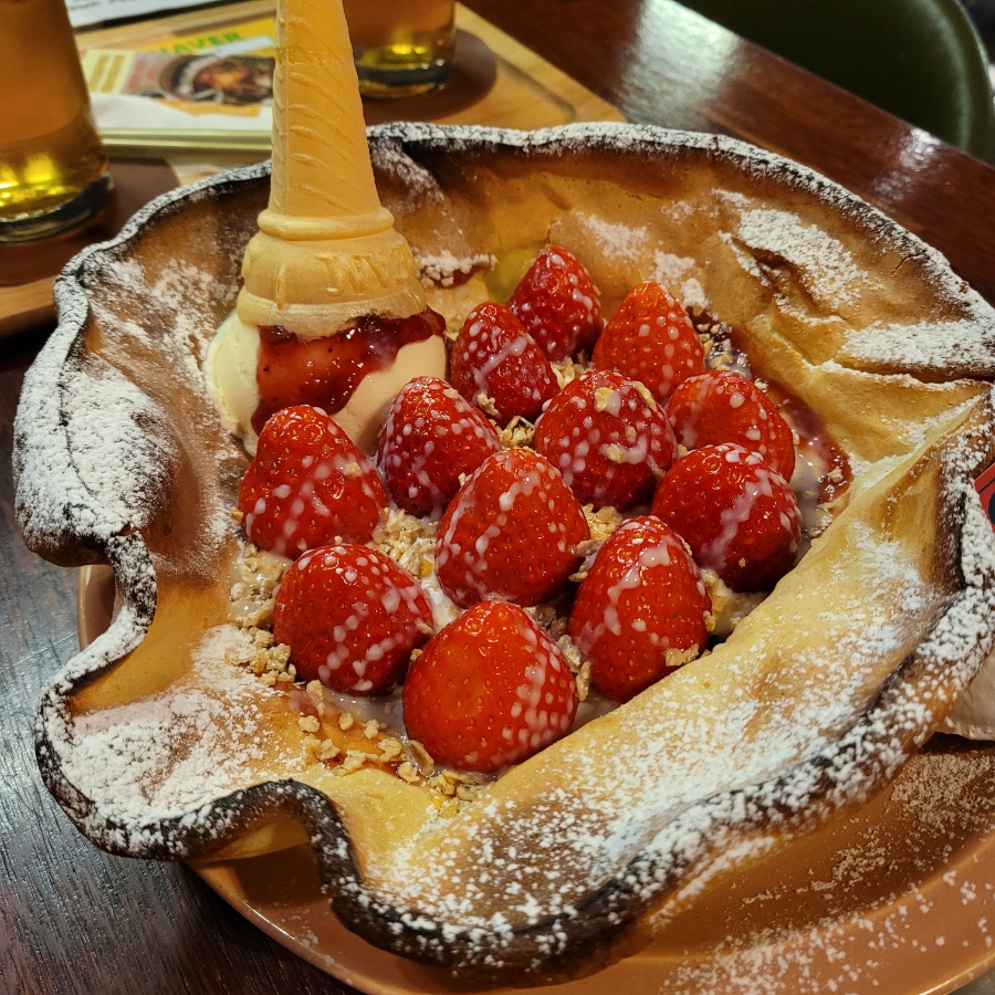 마산 합성동 디저트 카페, 딸기디저트 팬케이크 맛집, 페로어페로 본점