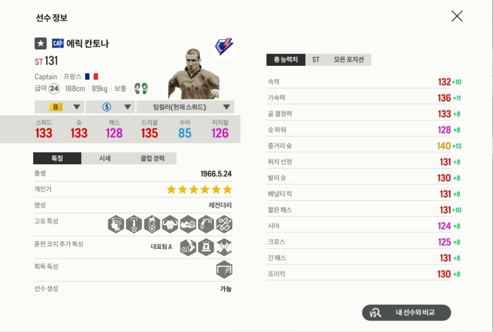 FC 온라인 맨유 감성 금카 +8 스쿼드