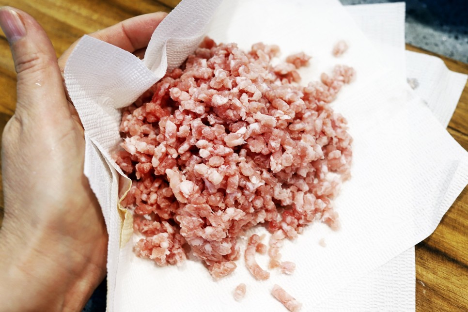 돼지고기 동그랑땡 만들기 명절 고기전 아기 반찬 다진돼지고기요리