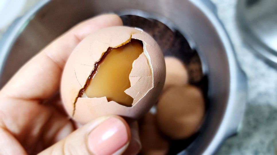 맥반석계란 압력밥솥 구운계란 만들기 건강간식 만드는법 단백질음식 계란요리