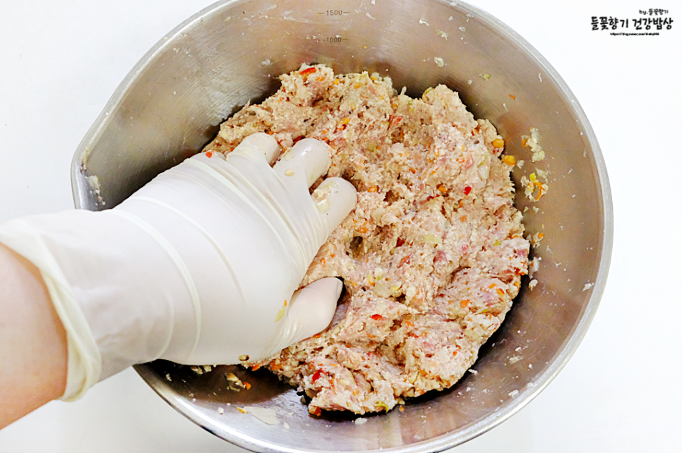 돼지고기 깻잎전 만들기 삼각 깻잎전 레시피 두부 깻잎전 만드는 법