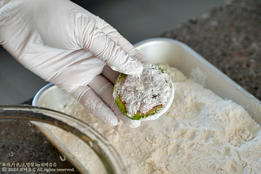 애호박전 만들기 호박전 레시피 표고버섯전 만드는 법 설음식 표고버섯요리
