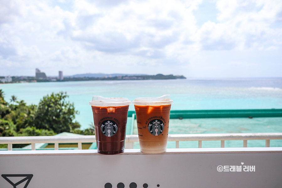 괌 롯데호텔 카페 스타벅스 커피 맛은 기대 말기