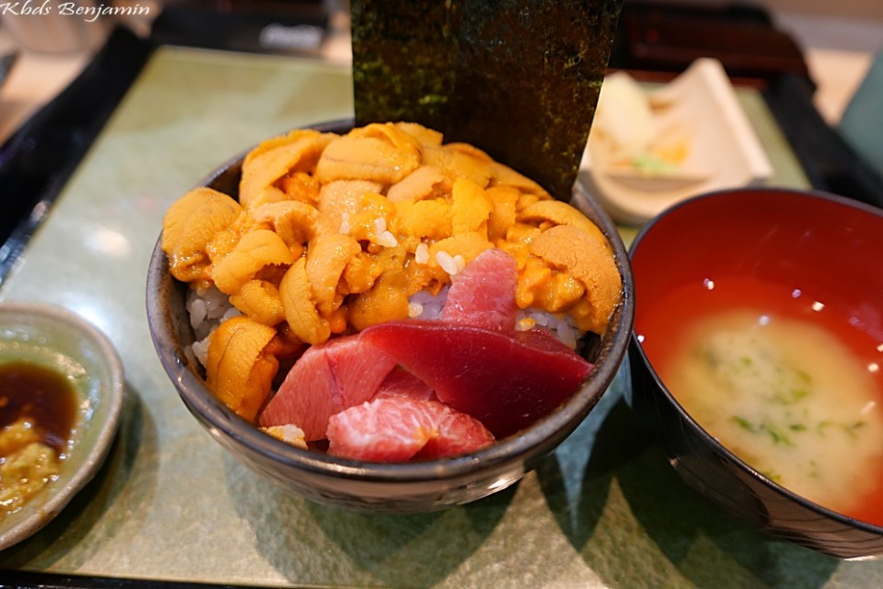 일본 도쿄 여행 코스 아침 츠키지시장 맛집 우니토라 스시쿠니 카이센동