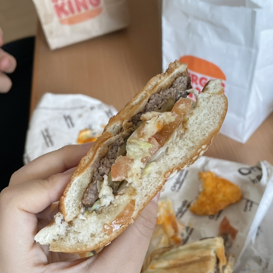 버거킹 신메뉴 오리지널스 솔티드 에그 싱글 비싼 햄버거 가격 후기..