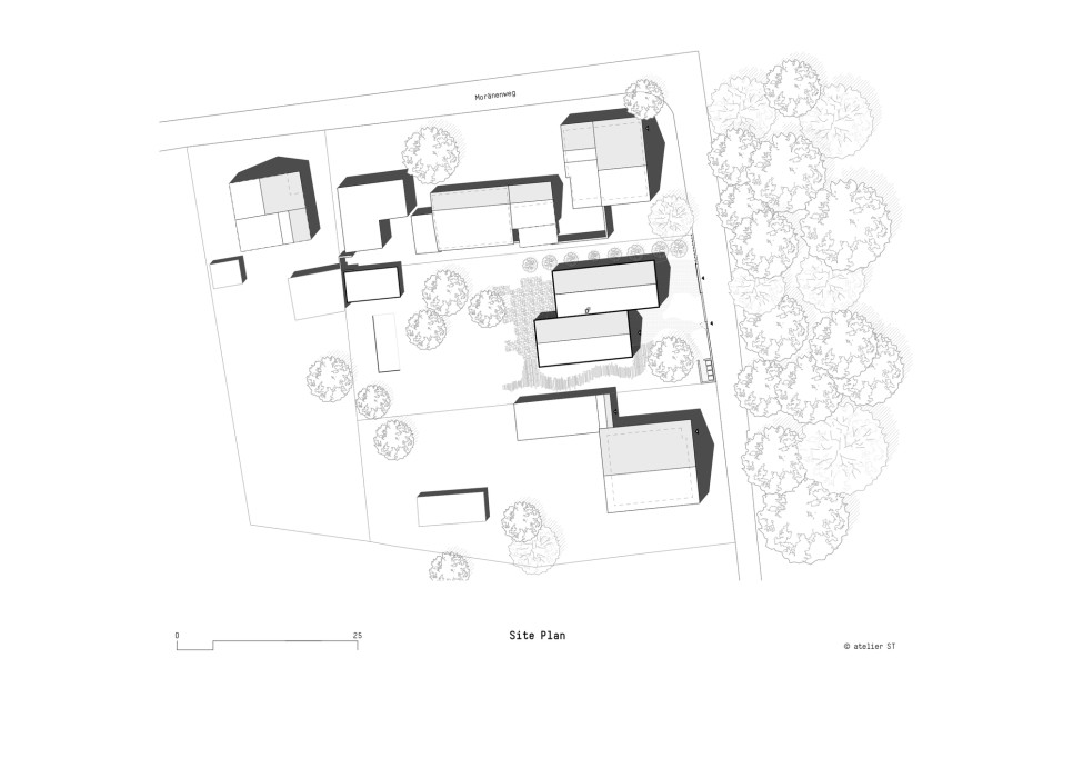 듀플렉스? 땅콩주택 탈을 쓴 단독주택, Duplex by Atelier st + Gesellschaft von Architekten mbH