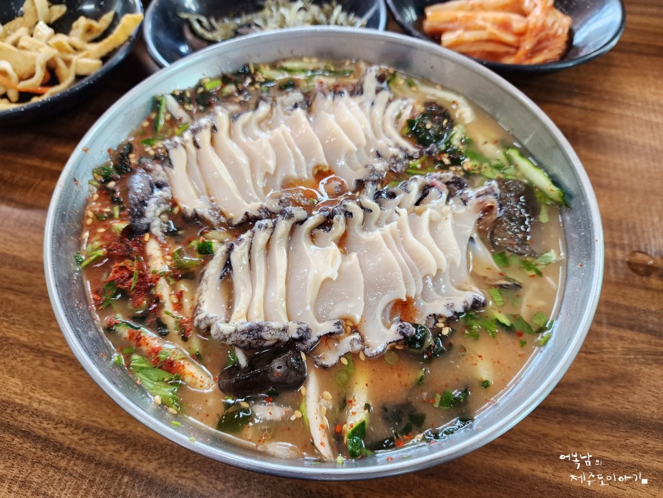 제주도 물회 맛집 제주 공천포식당 전복물회 소주한잔