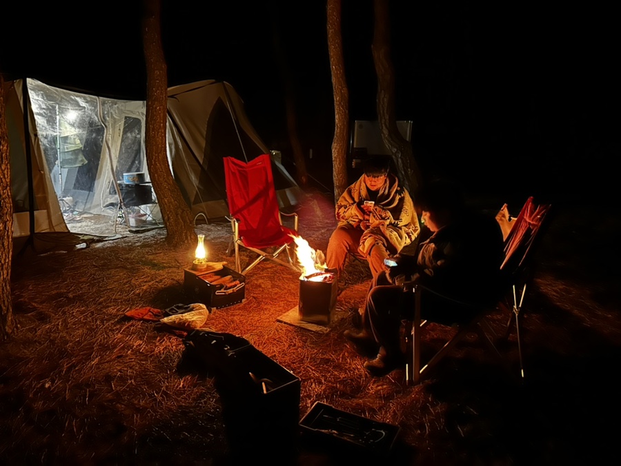 402. 2주연속 구산해수욕장 캠핑장 이주 연속 시부모님과 함께 / 후포항 대게 구입