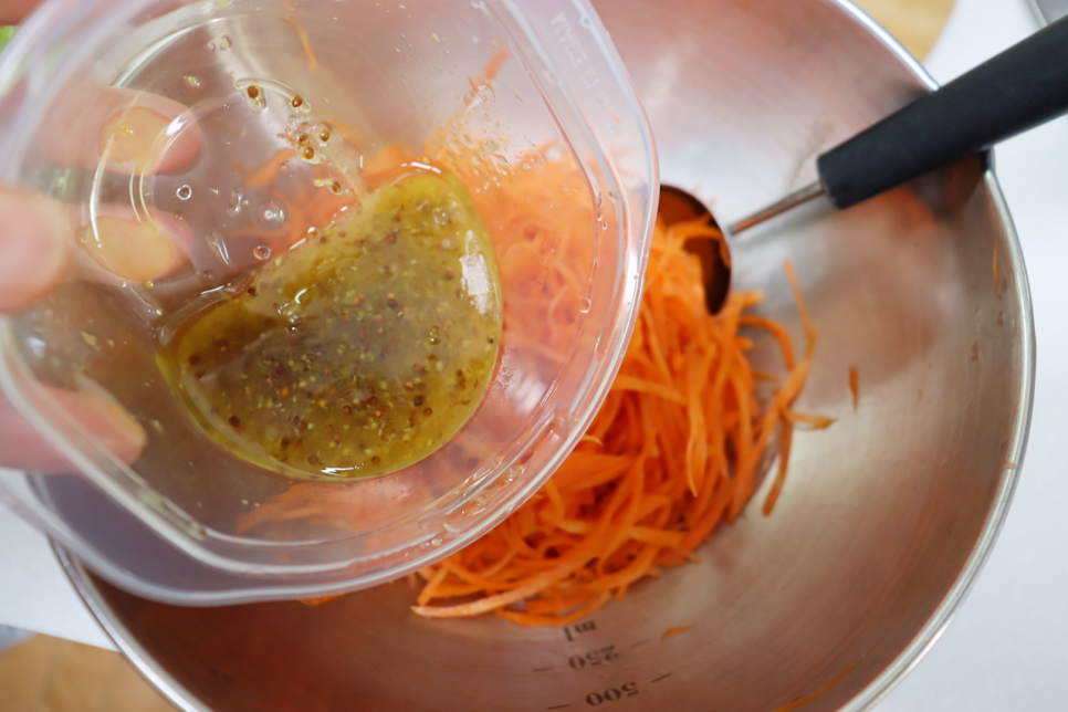 당근라페 만들기 레시피 당근라페 샐러드 소스 만들기 당근요리