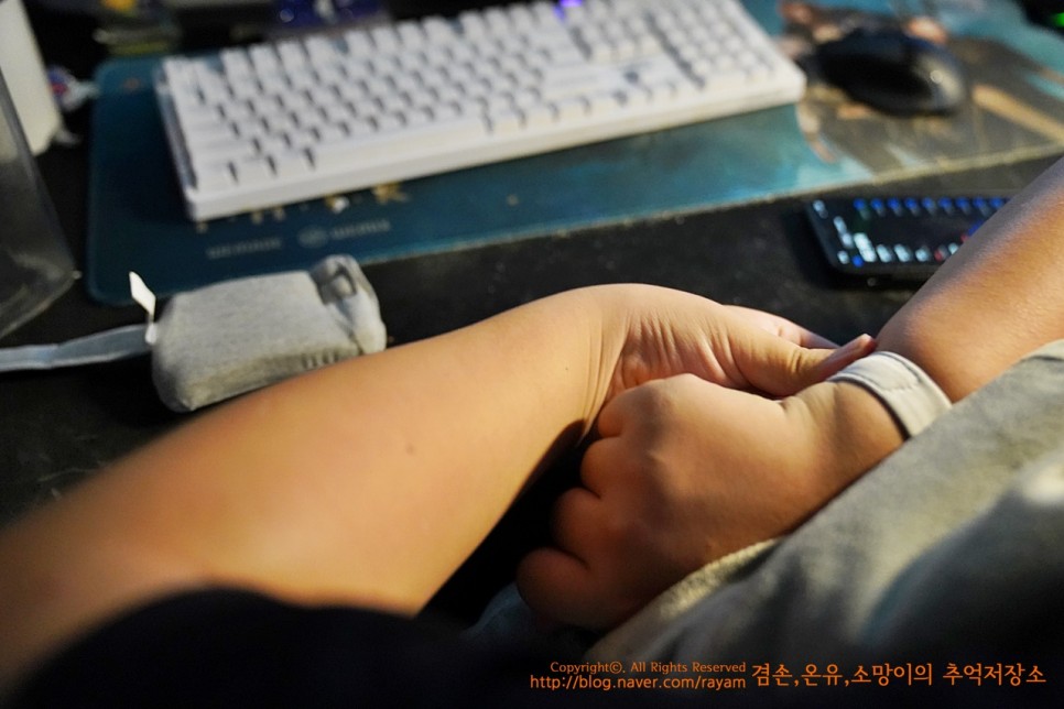 키보드손목보호대 리논 손목패드 컴퓨터 오래할때 필수품