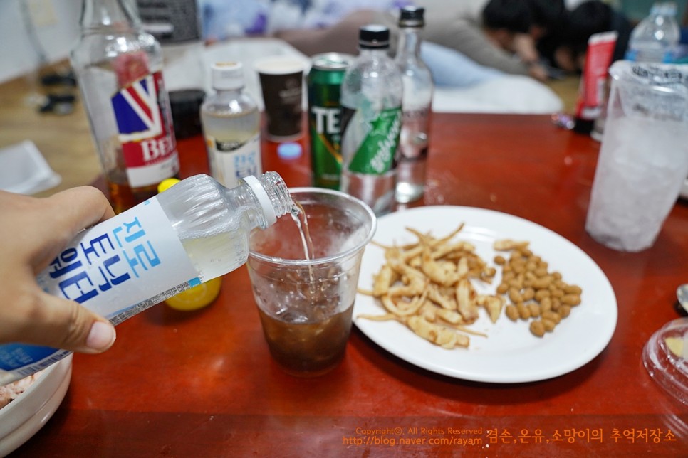 맥주안주로 버터구이오징어 땅콩 야식추천!땅콩버터에 빠진 달탱이