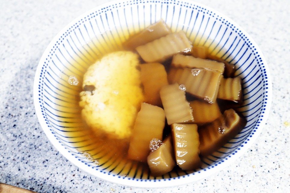 묵사발 만들기 도토리묵 요리 묵밥 온묵밥 따뜻한 온묵사발