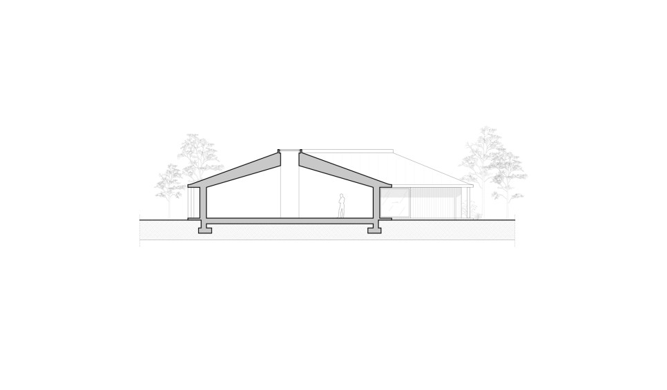 주변 환경과 완벽하게 조화를 이룬 숲속의 단층집, MP_II House by Kruk Architekci