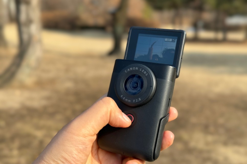 국내여행 브이로그 카메라 캐논 파워샷 V10 4K 컴팩트 카메라