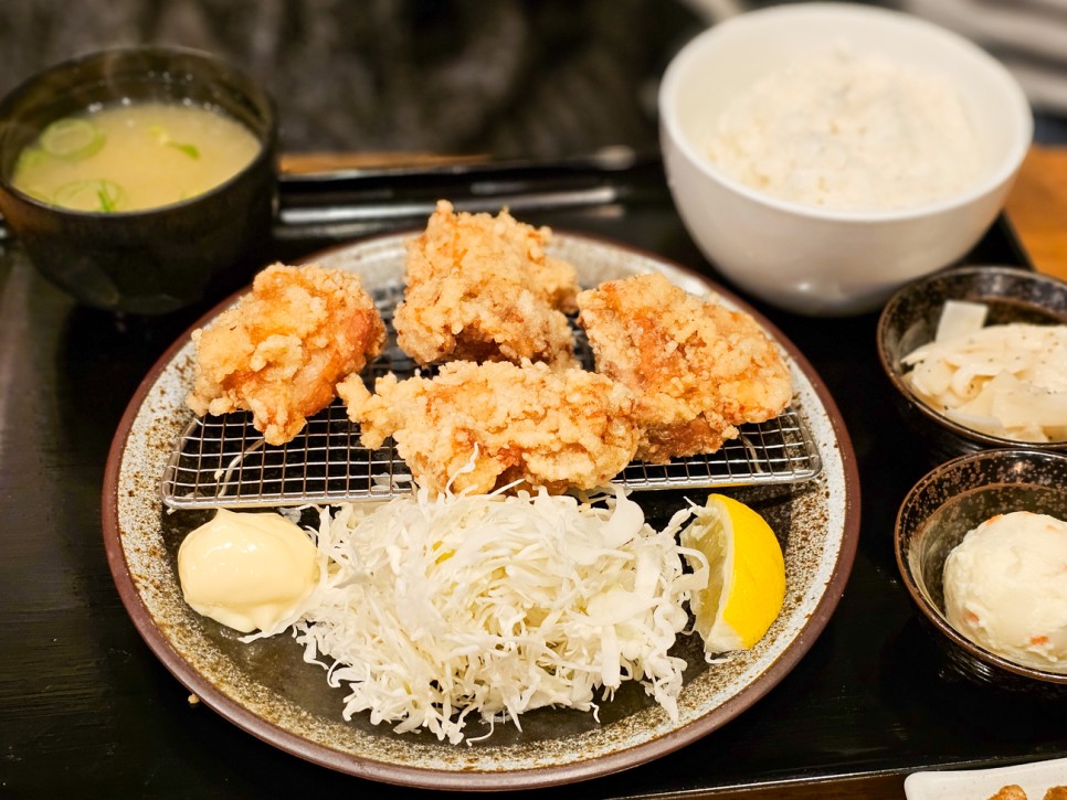 삿포로역 근처 맛집 홋카이도 명물 닭튀김 잔기 야키토리 라멘 이자카야