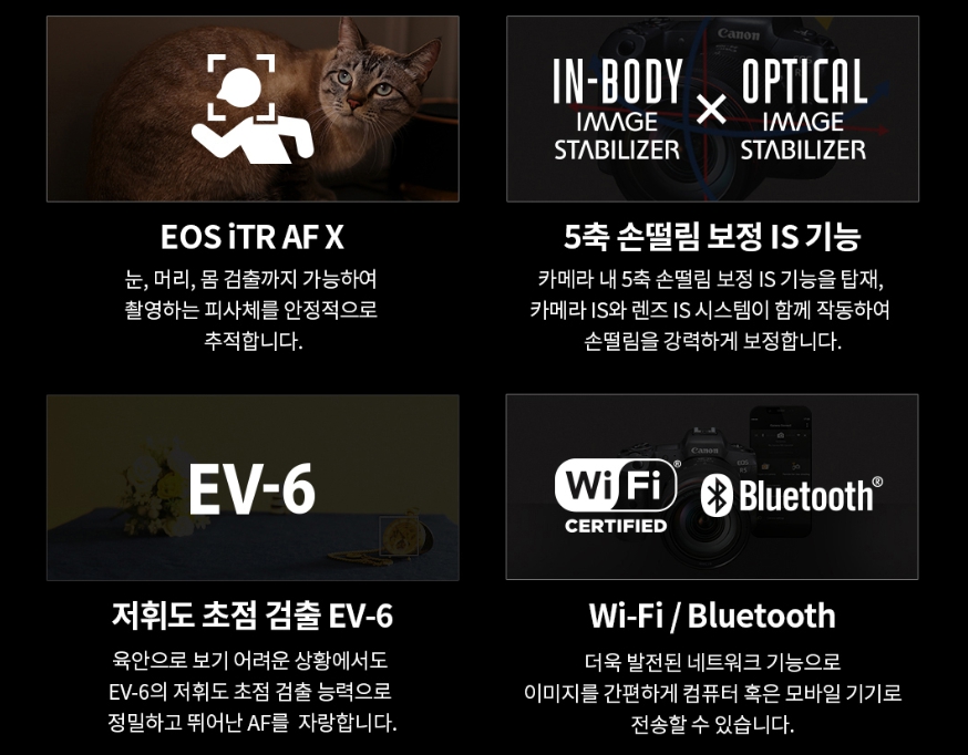 캐논 EOS R 시스템 정품등록 프로모션 소식 풀프레임 미러리스 R6 Mark2, R8 포함