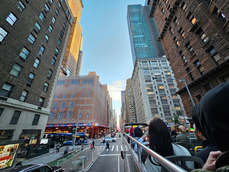 뉴욕 여행 일정 초반부 추천 2층 버스투어 뉴욕 탑뷰버스 후기 야경