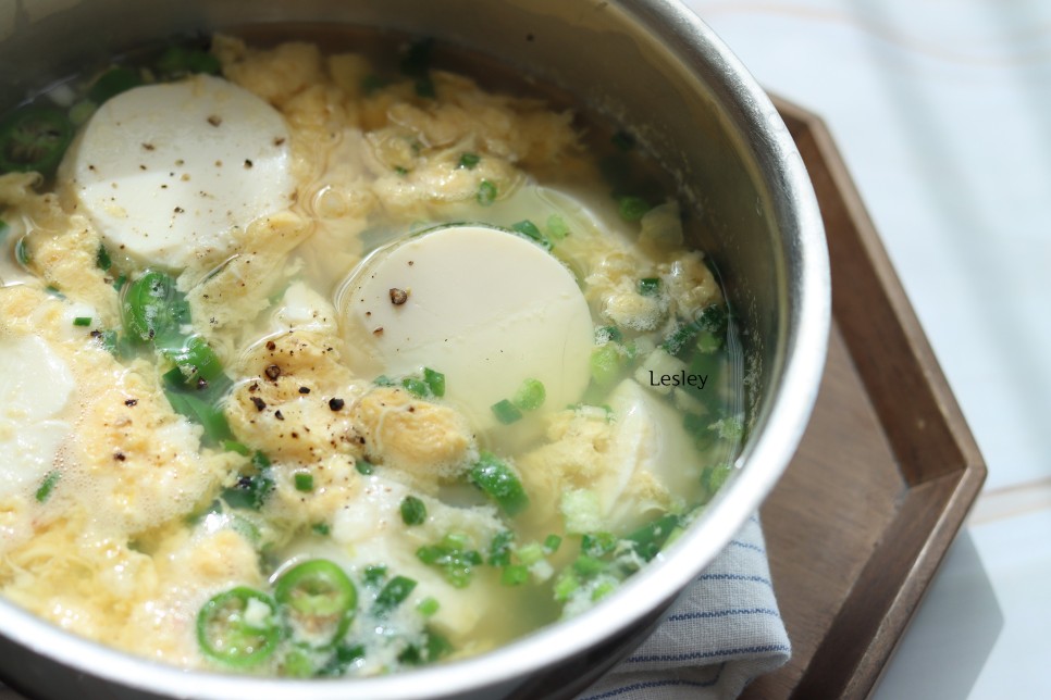 순두부 계란국 끓이는법 맑은 순두부국 간단 계란탕 만들기 순두부계란 요리